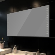 vidaXL Kúpeľňové zrkadlo s LED svietidlami 100 x 60 cm (D x V) - cena, srovnání