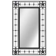 vidaXL Nástenné zrkadlo obdĺžnikové 50x80 cm čierne - cena, srovnání