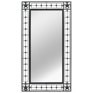 vidaXL Nástenné zrkadlo obdĺžnikové čierne 60x110 cm - cena, srovnání