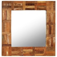 vidaXL Nástenné zrkadlo, recyklovaný masív 60x60 cm - cena, srovnání