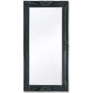 vidaXL Nástenné zrkadlo v barokovom štýle, 100x50 cm čierne - cena, srovnání