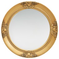 vidaXL Nástenné zrkadlo v barokovom štýle 50 cm zlaté - cena, srovnání