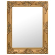 vidaXL Nástenné zrkadlo v barokovom štýle 50x60 cm zlaté - cena, srovnání