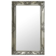 vidaXL Nástenné zrkadlo v barokovom štýle 50x80 cm strieborné - cena, srovnání