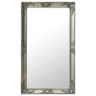 vidaXL Nástenné zrkadlo v barokovom štýle 60x100 cm strieborné - cena, srovnání