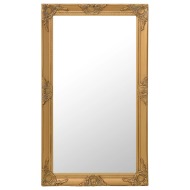 vidaXL Nástenné zrkadlo v barokovom štýle 60x100 cm zlaté - cena, srovnání