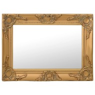 vidaXL Nástenné zrkadlo v barokovom štýle 60x40 cm zlaté - cena, srovnání