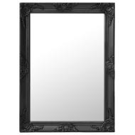vidaXL Nástenné zrkadlo v barokovom štýle 60x80 cm čierne - cena, srovnání