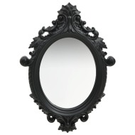 vidaXL Nástenné zrkadlo v zámockom štýle 56x76 cm čierne - cena, srovnání