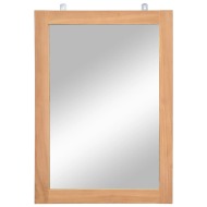 vidaXL Nástenné zrkadlo z masívneho teakového dreva 50x70 cm - cena, srovnání
