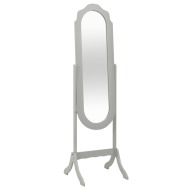 vidaXL Samostatne stojace zrkadlo sivé 46x48x164 cm - cena, srovnání