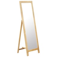 vidaXL Voľne stojace zrkadlo 48x46,5x150 cm masívne dubové drevo - cena, srovnání