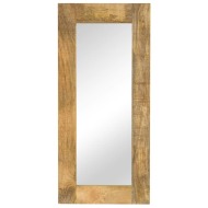 vidaXL Zrkadlo masívne mangovníkové drevo 50x110 cm - cena, srovnání