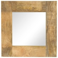 vidaXL Zrkadlo masívne mangovníkové drevo 50x50 cm - cena, srovnání