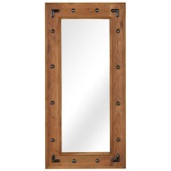 vidaXL Zrkadlo z masívneho akáciového dreva 50x110 cm - cena, srovnání