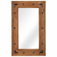 vidaXL Zrkadlo z masívneho akáciového dreva 50x80 cm - cena, srovnání
