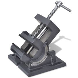 vidaXL Ručne ovládaný sklopný zverák na vŕtanie 110 mm