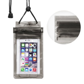 ForCell Pouzdro vodotěsné 153 x 83 mm na ruku se šňůrkou na krk - Černá