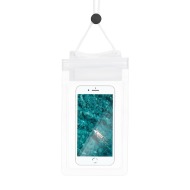 ForCell Pouzdro vodotěsné 153 x 83 mm na ruku se šňůrkou na krk - Bílá - cena, srovnání