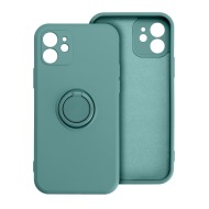ForCell Pouzdro SILICONE RING Case iPhone 13 Mini - Zelené - cena, srovnání