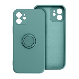 ForCell Pouzdro SILICONE RING Apple iPhone 13 PRO - Zelené