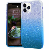 ForCell Pouzdro Shning Case iPhone 11 Pro - Modré/Stříbrné - cena, srovnání