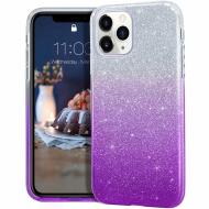 ForCell Pouzdro Shning Case iPhone 11 Pro - Fialové/Stříbrné - cena, srovnání