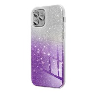 ForCell Pouzdro Shinning Case iPhone 12 Pro Max - Stříbrné/Fialové - cena, srovnání