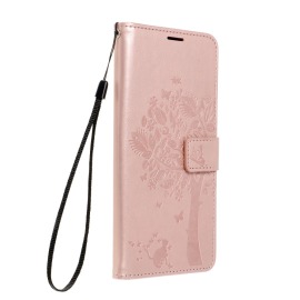 ForCell Pouzdro MEZZO Book iPhone 13 Pro Max - Strom růžově zlatý