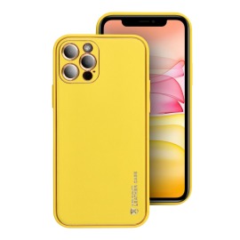 ForCell Pouzdro Leather Case Apple iPhone 13 - Žlutý