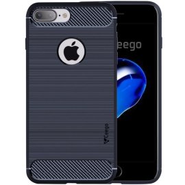 ForCell Pouzdro Carbon na iPhone 8 Plus / 7 Plus - Modrá
