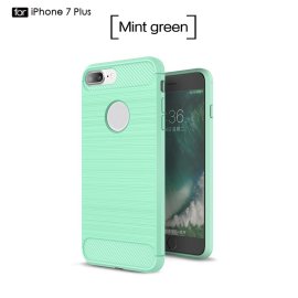 ForCell Pouzdro Carbon na iPhone 8 Plus / 7 Plus - Mint