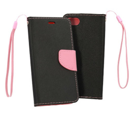 ForCell Pouzdro Mercury Fancy Book APPLE iPhone 12 Mini - černé/růžové