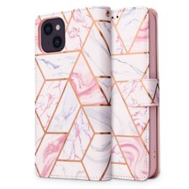 TECH-PROTECT Pouzdro Marble ” iPhone e Mini i růžové