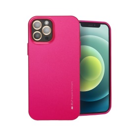 Goospery Pouzdro i-Jelly Case Mercury iPhone 12 Pro Max - Růžové