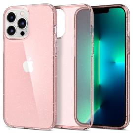 Spigen Liquid Crystal Glitter iPhone 13 Pro - Rose Quartz