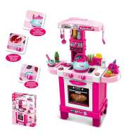 Baby Mix Detská kuchynka malý šéfkuchár ružová - cena, srovnání