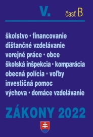 Zákony 2022 V/B - Školstvo, Obce