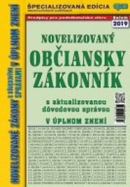 Novelizovaný občiansky zákonník 19/2019