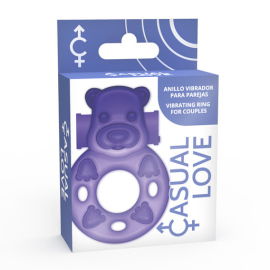 Casual Love Vibrating Ring Purple