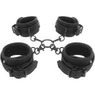 Fetish Submissive Ankle and Wrist Cuffs & Hogtie Set - cena, srovnání