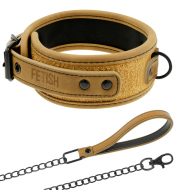 Fetish Submissive Collar With Leash - cena, srovnání