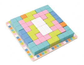 Adam Toys Drevená skladacia hra Tetris 19ks