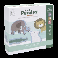 Little Dutch Puzzle 6v1 Zoo - cena, srovnání