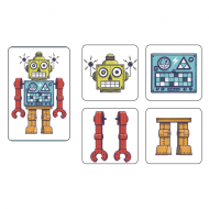 Djeco Roboti: Kartová pamäťová kooperatívna hra - cena, srovnání
