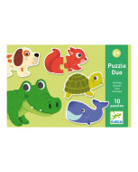 Djeco Duo puzzle Zvieratká - cena, srovnání