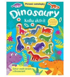Dinosaury kniha aktivít - Plstené samolepky
