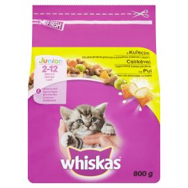 Whiskas Junior s kuracím 800g