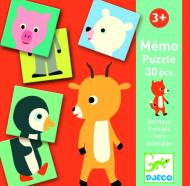 Djeco Pexeso Puzzle Zvieratká - cena, srovnání