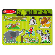 Melissa-Doug Drevené puzzle so zvukmi Zoo - cena, srovnání